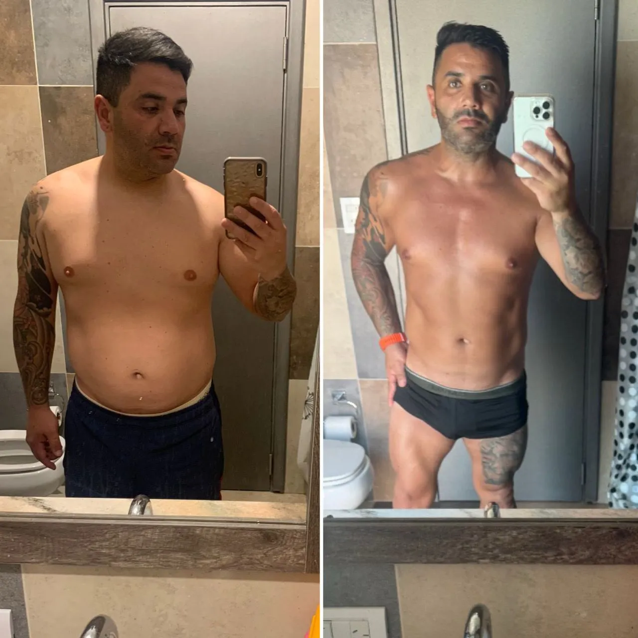 Antes y después de Matías M.